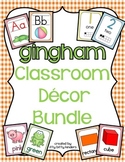 Alphabet Posters and More Bundle: Gingham