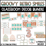 Classroom Decor Bundle- Groovy Retro Smiles Theme
