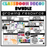 Rainbow Classroom Decor Bundle | Black & White Classroom D