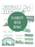Classroom Decor Bundle | Mountain Themed