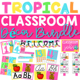 Classroom Decor Bundle | Tropical Theme | Tropical Classro