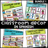 Classroom Decor Super Bundle in Spanish