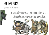 Where the Wild Things Are | Classroom Decor | Definitions 