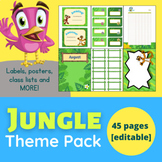 Classroom Decor Jungle Theme - labels, posters and much mo