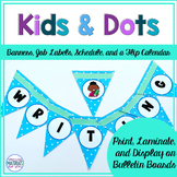 Classroom Decor Kids and Polka Dots