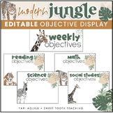 Learning Objective Display Posters & Board Headers | Jungl