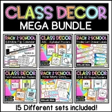 Classroom Decor Mega BUNDLE with Calm Pastel Posters