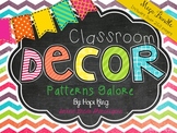 Classroom Decor Mega Bundle: Patterns Galore