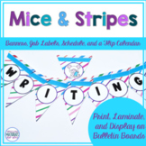 Classroom Decor Mice and Stripes