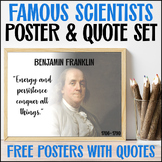 Classroom Decor Middle School Science Famous Scientists Po