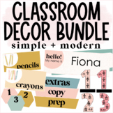 Classroom Decor - Simple, Modern, and Calm - Muted + Aesth