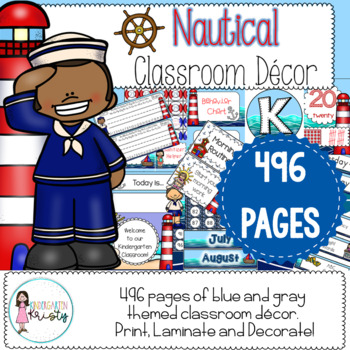 Preview of Classroom Decor - Nautical