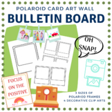 Classroom Decor, Polaroid Art Wall Display & Activity
