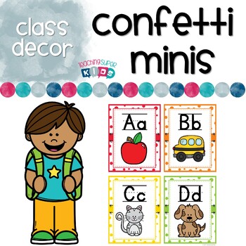 Preview of Class Decor Confetti Mini's