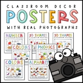 Classroom Decor Poster Bundle | Real Photographs | Back to School