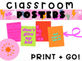 Classroom Decor Posters