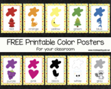 Classroom Decor - Printable Color Posters FREE