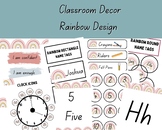 Classroom Decor - Rainbow Design