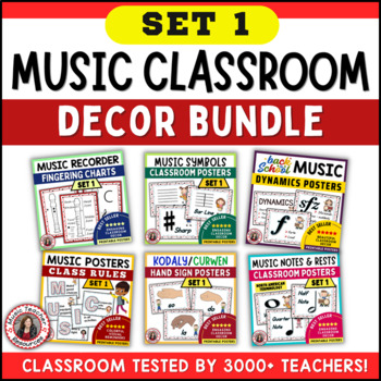 Preview of Music Classroom Decor Bundle