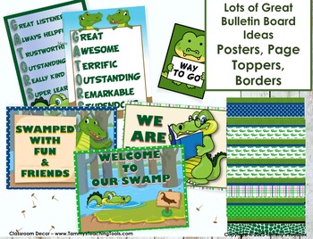 Swamp Theme Classroom Decor Bundle