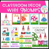 Classroom Decor Set Gnome Edition (EDITABLE)
