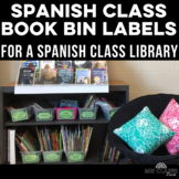 Classroom Decor Spanish Classroom Library Labels in Spanis