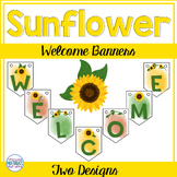 Classroom Decor Sunflower Welcome Banners