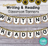 Classroom Decor Sunflower - Writing and Reading Banners