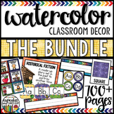 Classroom Decor Theme: Watercolor