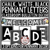 Classroom Decor White Black Chalkboard Bulletin Board Lett
