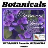 Classroom Decor in Real HYDRANGEA Botanicals Theme