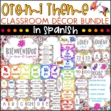 Classroom Decor in Spanish BUNDLE - Otomi Theme