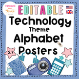 Classroom Decor Alphabet Technology Posters