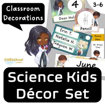Preview of Classroom Decorations – Chibi Science Kids
