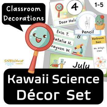 Preview of Classroom Decorations – Kawaii Science
