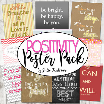 Classroom Decorations Posters, Positive Inspirational Quotes by ...