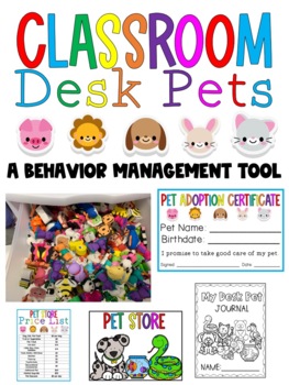 Preview of Classroom Desk Pets: A Behavior Management (and Incentive) Tool