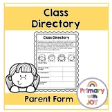 Classroom Directory Form