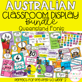 Australian Classroom Display Bundle - Queensland Font