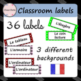 Classroom Display - French Classroom Labels