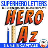 Classroom Display Lettering, Printable Superhero Decor, Bu