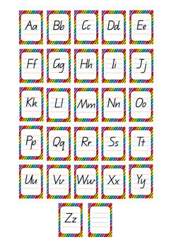 Classroom Display Poster Bundle - Queensland Beginners font by Resource ...