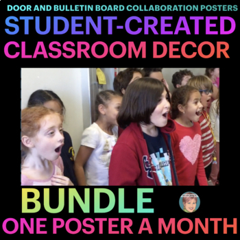 Preview of Classroom Door / Bulletin Board ALL YEAR BUNDLE |  Easy Spring Decor!