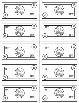 Classroom Economy - 4 Themes: Apple Cash, Book Bucks, Dino Dollars 