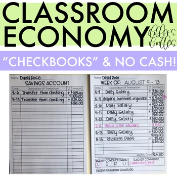Preview of Classroom Economy | Behavior Management System | Cashless, Easy Implementation