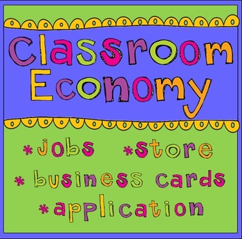 Preview of Classroom Jobs and Economy