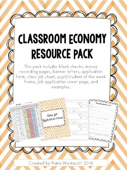 Preview of Classroom Economy Resource Pack