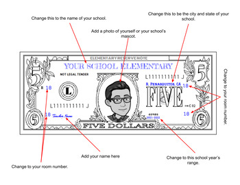 Preview of Classroom Economy Scholar Dollars