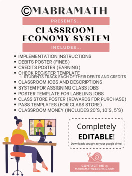 Preview of Classroom Economy System
