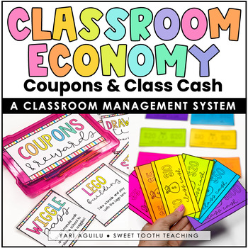 Preview of Classroom Economy System- Reward Coupons & Class Cash | Behavior Management Tool